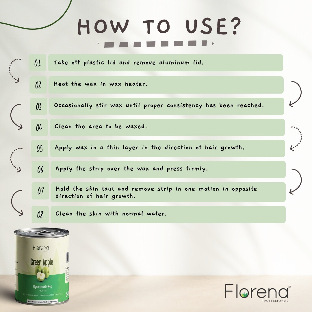 Florena Green Apple Hydrosoluble_Wax